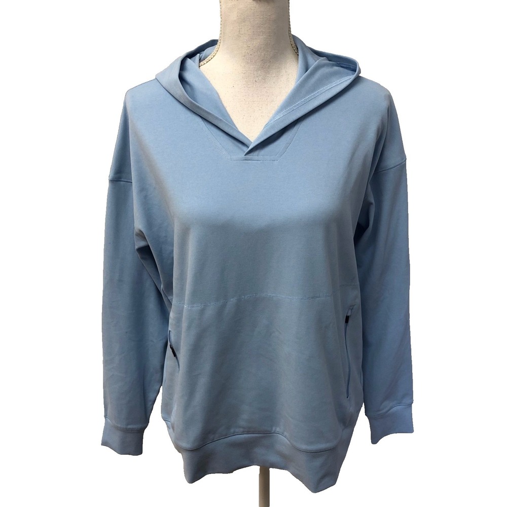 Sunice Sweatshirt Hoodie Womens Medium Pullover Blue Comfort Activewear Gym